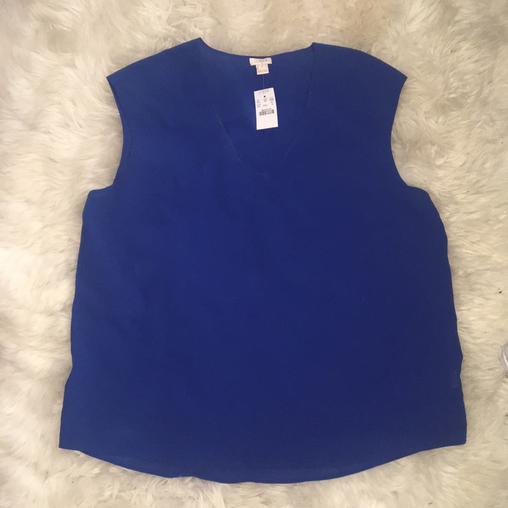 J-Crew Blue Blouse